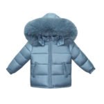 Cerulean Blue puffer jacket