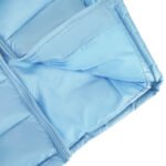 Baby Puffer Jacket with Oversized detachable Faux Fur Hood-Airy Blue - Image 7