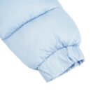 Baby Puffer Jacket with Oversized detachable Faux Fur Hood-Baby Blue - Image 8