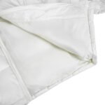 Baby Puffer Jacket with Oversized detachable Faux Fur Hood-Cream - Image 7