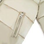 Baby Puffer Jacket with Oversized detachable Faux Fur Hood-Irish Cream - Image 10