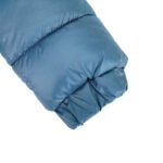 Baby Puffer Jacket with Oversized detachable Faux Fur Hood-Navy Blue - Image 8