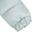 Baby Puffer Jacket with Oversized detachable Faux Fur Hood-Silver Grey - Image 7