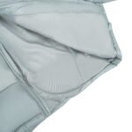 Baby Puffer Jacket with Oversized detachable Faux Fur Hood-Silver Grey - Image 9