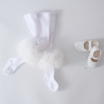 EvaBella Signature Ribbed Tights with Detachable Fur Trim– EB-9501-White - Image 9