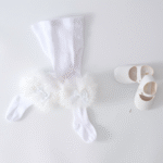 EvaBella Signature Ribbed Tights with Detachable Fur Trim– EB-9501-White - Image 10