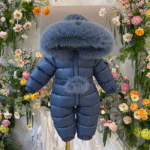 EvaBella Signature Unisex Winter Snowsuit-EB-9802-NavyBlue