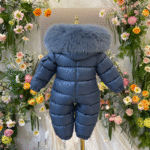 EvaBella Signature Unisex Winter Snowsuit-EB-9802-NavyBlue - Image 4