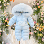 EvaBella Signature Unisex Winter Snowsuit-EB-9802-BabyBlue