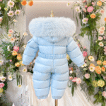 EvaBella Signature Unisex Winter Snowsuit-EB-9802-BabyBlue - Image 2