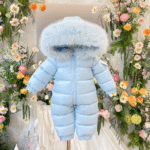 EvaBella Signature Unisex Winter Snowsuit-EB-9802-BabyBlue - Image 3