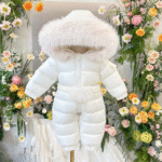 EvaBella Signature Unisex Winter Snowsuit-EB-9802-Cream