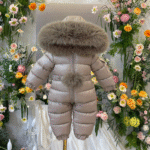 EvaBella Signature Unisex Winter Snowsuit-EB-9802-IrishCream
