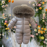 EvaBella Signature Unisex Winter Snowsuit-EB-9802-IrishCream - Image 3