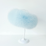 EvaBella Faux Fur Headband – Luxury Winter Edition-EB-A-01-BabyBlue - Image 2
