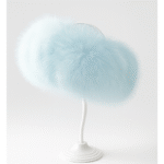 EvaBella Faux Fur Headband – Luxury Winter Edition-EB-A-01-BabyBlue