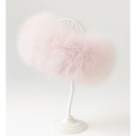 EvaBella Faux Fur Headband – Luxury Winter Edition-EB-A-01-BabyPink - Image 2
