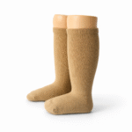 EvaBella Irish Cream Classic Unisex Knee-High Socks Plain Knit - OEKO-TEX® Standard 100 Certified-EB-9502 Irish Cream
