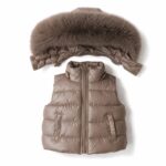 Pre-Order | Limited Stock | EvaBella Signature Faux Padded Gile| EB-9709 | Irish Cream - Image 2
