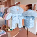 Pre-Order | Limited Stock | EvaBella Signature Faux Furhood All-In-One| EB-C-01 | Baby Blue - Image 3