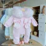 Pre-Order | Limited Stock | EvaBella Signature Faux Furhood All-In-One| EB-C-01 | Baby Pink - Image 3
