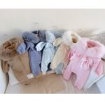 Pre-Order | Limited Stock | EvaBella Signature Faux Furhood All-In-One| EB-C-01 | Baby Pink - Image 4