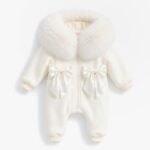 Pre-Order | Limited Stock | EvaBella Signature Faux Furhood All-In-One| EB-C-01 | Cream