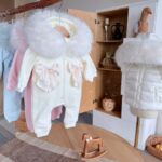 Pre-Order | Limited Stock | EvaBella Signature Faux Furhood All-In-One| EB-C-01 | Cream - Image 3