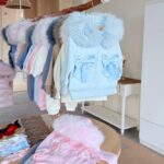 Pre-Order | Limited Stock | Signature Faux Furhood Double Bow Two-Piece Set | EB-C-02 | Baby Blue - Image 6