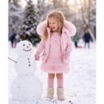 Pre-Order | Limited Stock | EvaBella Signature Bow & Faux Fur Skirt Set |EB-C-05 Baby Pink - Image 7