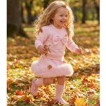 Pre-Order | Limited Stock | EvaBella Signature Bow & Faux Fur Skirt Set |EB-C-05 Baby Pink - Image 2